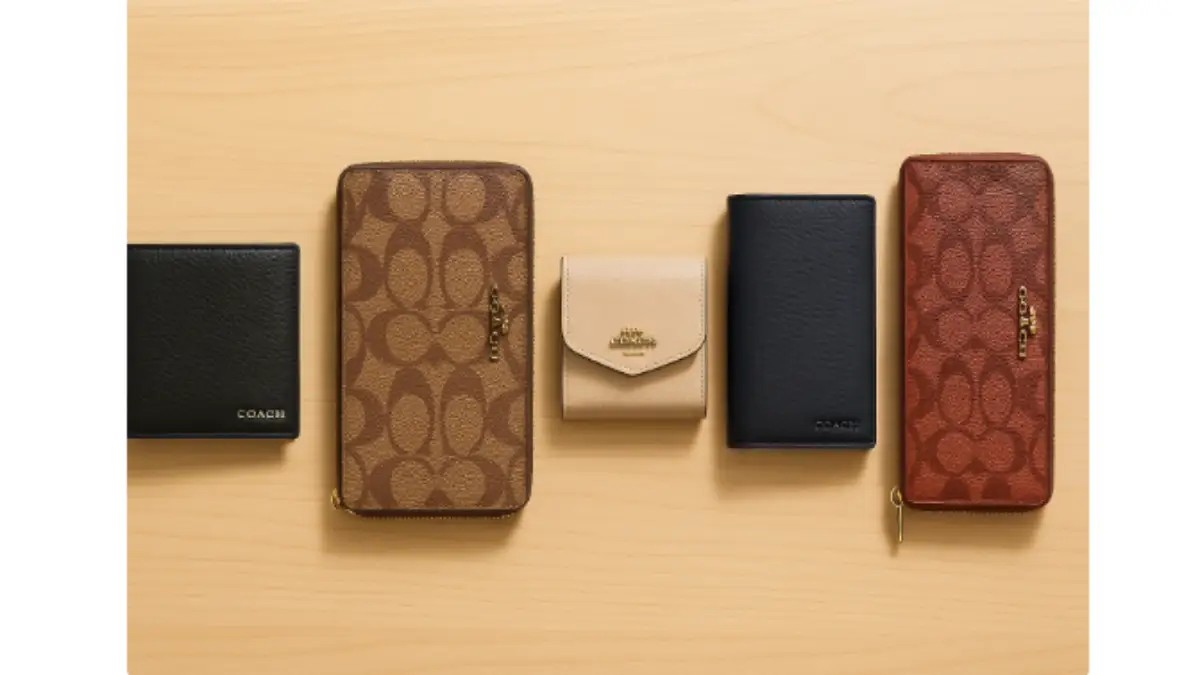 Amazonコーチ財布おすすめ商品ラインナップ Amazonおすすめコーチ財布5種類を並べた商品ラインナップ画像