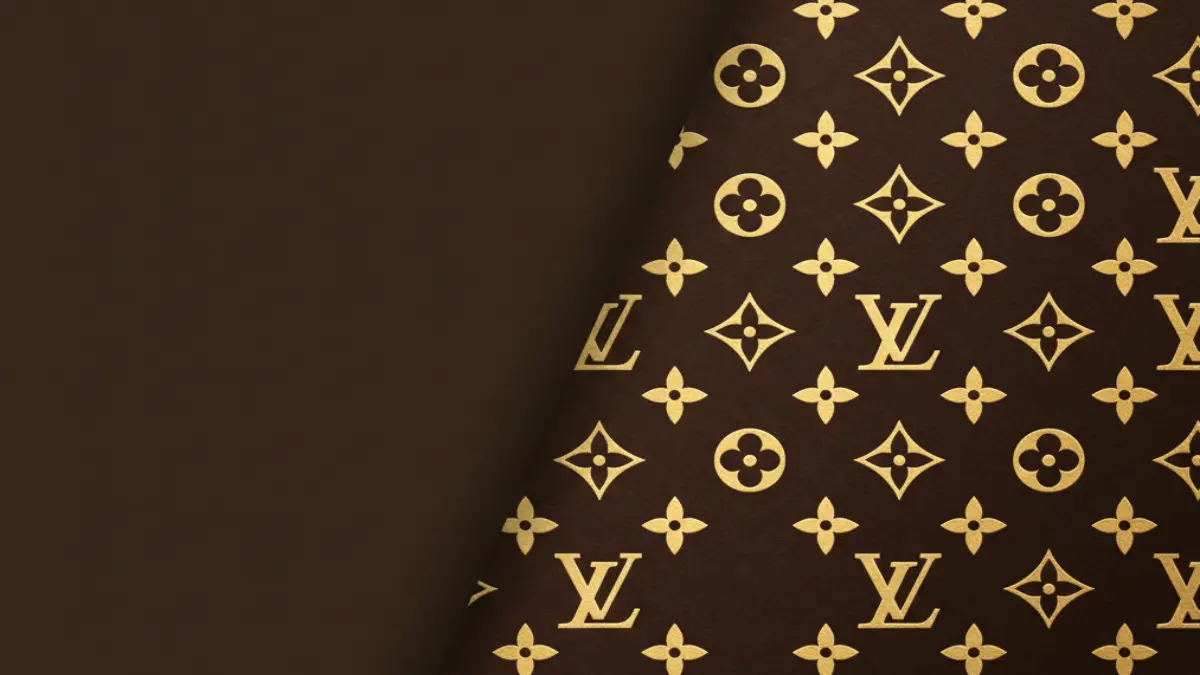 高級レザー財布のフラットレイイメージ 大理石の上に置かれた高級レザー財布のフラットレイアイキャッチ画像