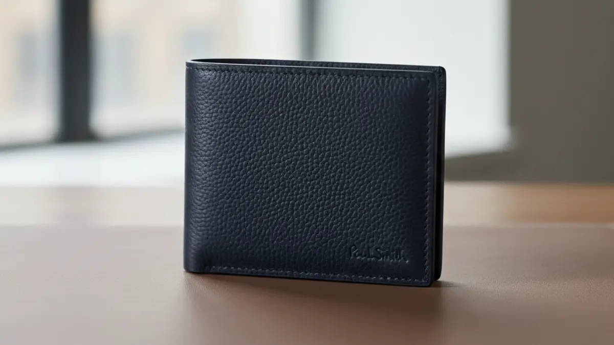 40代向けに選びやすいポールスミスのシンプルな二つ折り財布