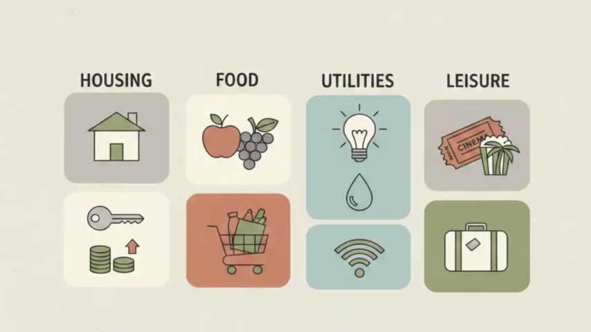 お金の使い方診断で支出バランスを整理するイメージ